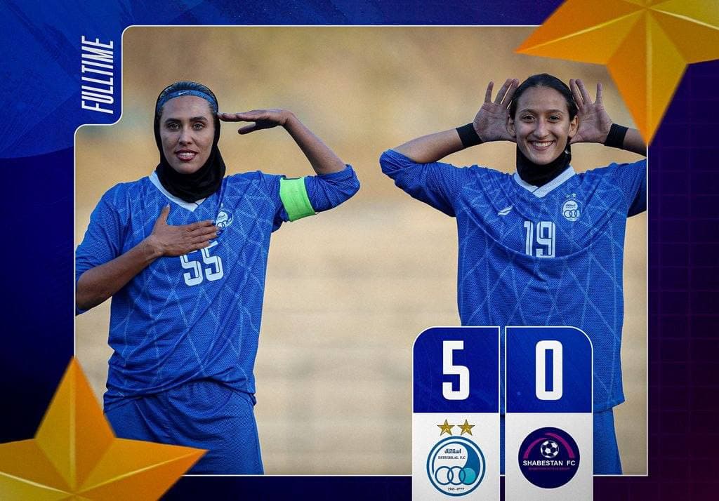 هتتریک عظیمی و برتری ۵ بر ۰ استقلال مقابل شبستان