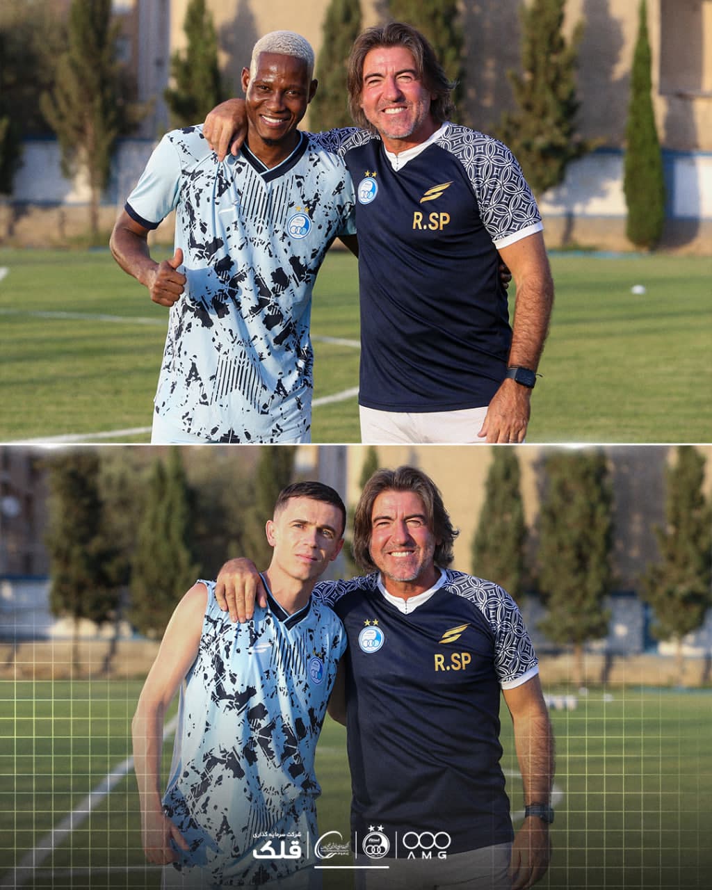 تصاویری از اولین روز تمرین آسانی و جنپو