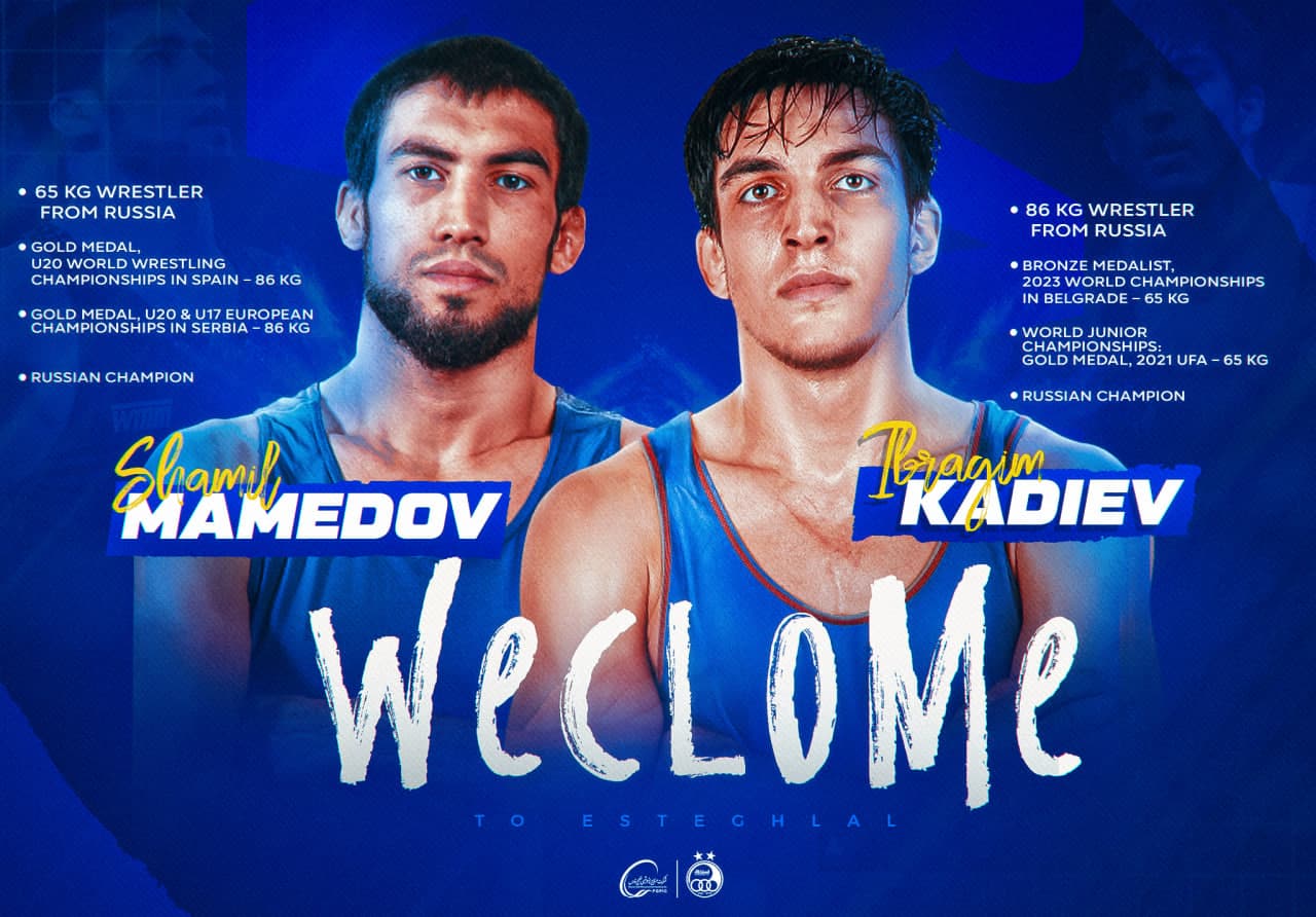 ورود دو ستاره کشتی روسیه به ایران؛ ممدوف و کادیف در ترکیب استقلال جویبار به میدان میروند